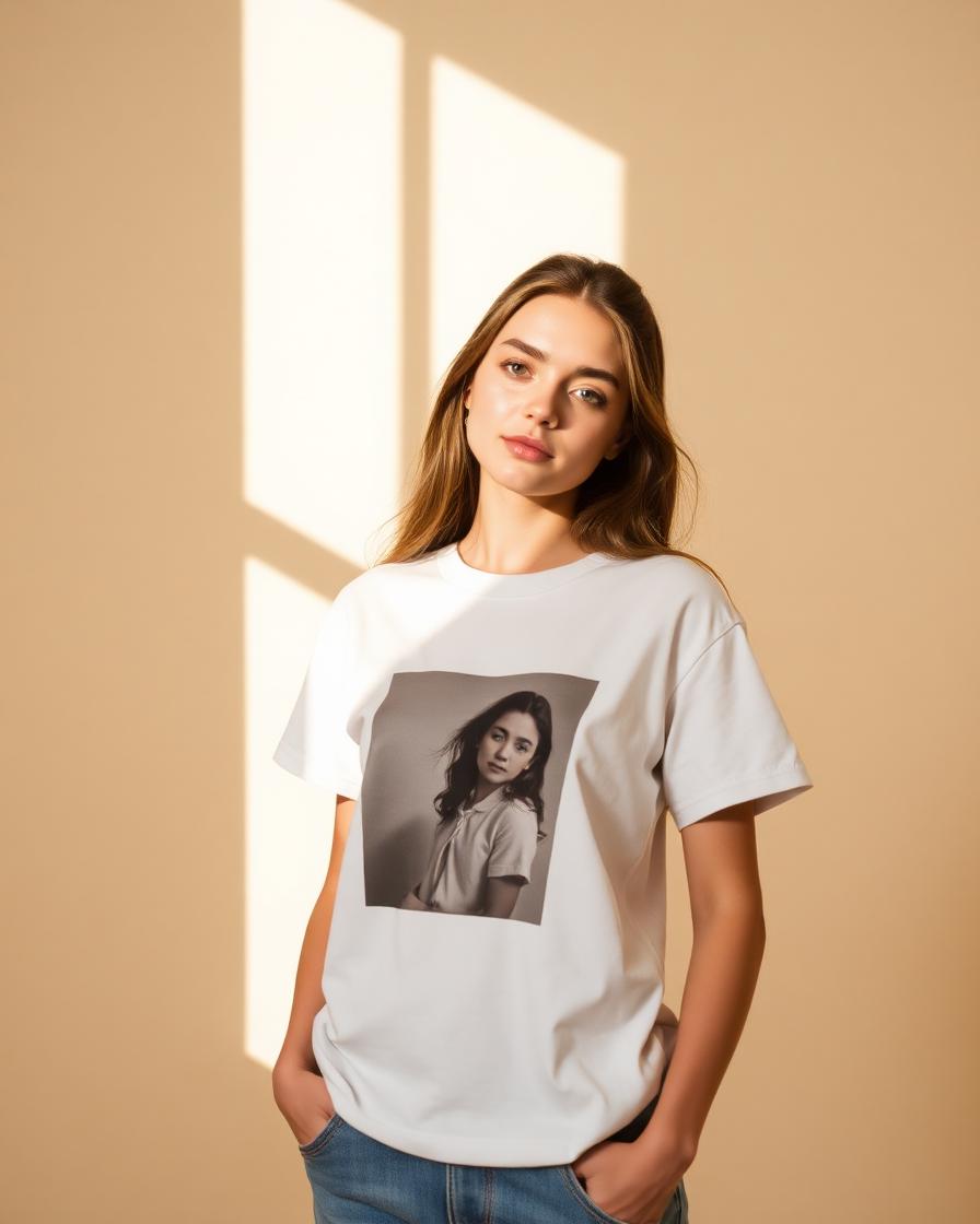 Personalisierte Foto T-Shirts – Anwendungsbeispiel im Mode